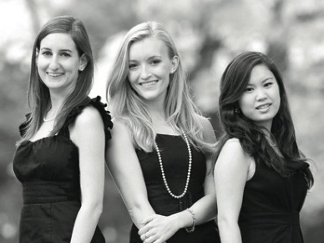 Her Campus founders Kaplan, Hanger, and Wang