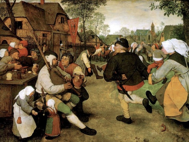 <i>Peasant Kermis,</i> an outdoor festival, by Pieter Bruegel (c. 1567-1568), from the Kunsthistoriches Museum, Vienna