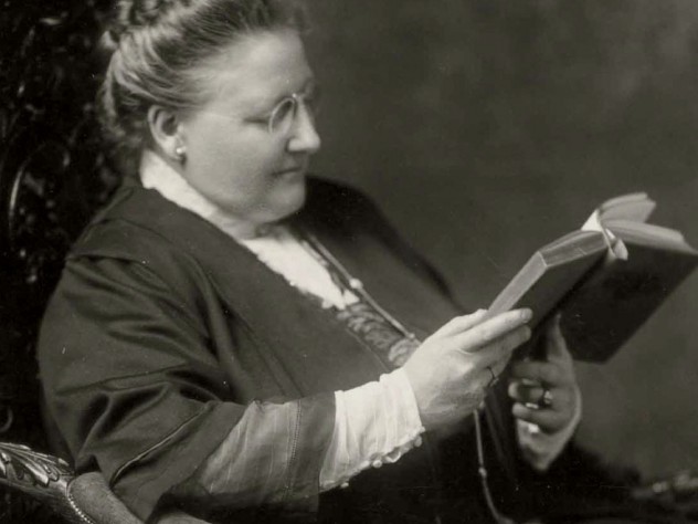 Photograph courtesy of the Harvard College Library From an exhibit on poet Amy Lowell at Houghton Library