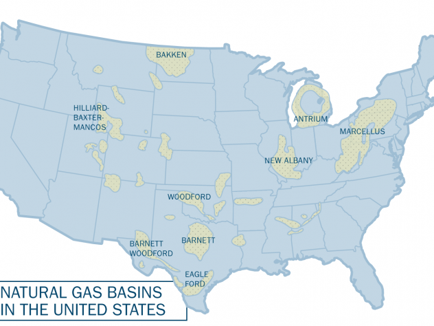 Michael McElroy And Xi Lu On Natural Gas Fracking And U S Energy Fracking Map Usa 