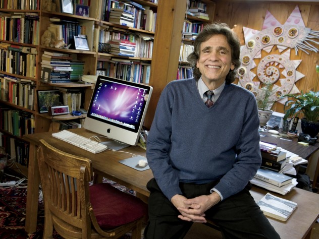 Ted Kaptchuk in his home office in Cambridge