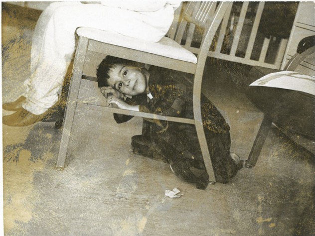 Michael age four, in 1962, at Children’s Hospital Boston