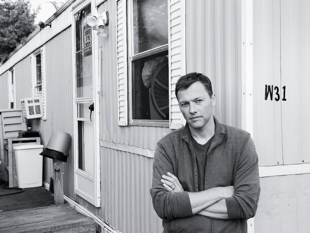 Photograph by Michael Kienitz Matthew Desmond at the Milwaukee trailer park where he lived while conducting fieldwork for his doctoral dissertation.