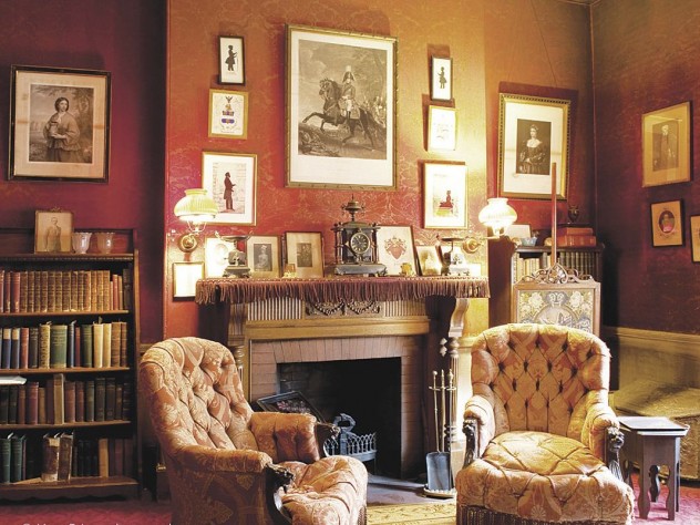 Charles Gibson Jr.&rsquo;s study exhibits his own books and social standing.