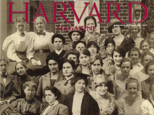  1896, 1912, 1931, and 1935 on the cover of the November-December 1999 issue of Harvard Magazine.