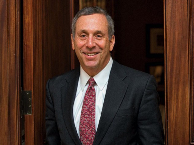 Photograph of Harvard president Lawrence S. Bacow