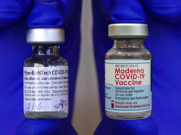 Pfizer and Moderna vaccines