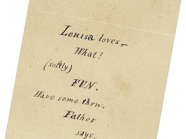 His letters, such as that to Louisa, were perhaps his only  successful writings.
