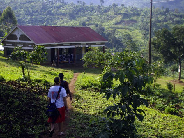 The Beatrice Tierney Health Center, nestled in the mountains of eastern Uganda, serves Bumwalukani and surrounding villages.