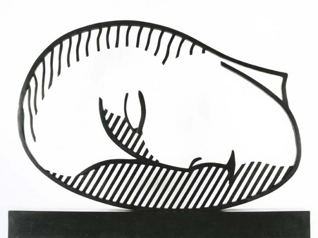 Photograph © 1987 Dorothy Zeidman Roy Lichtenstein, Sleeping Muse, 1983. Bronze (lost wax), with green- black patina, 65.4 x 86.4 x 10.2 cm