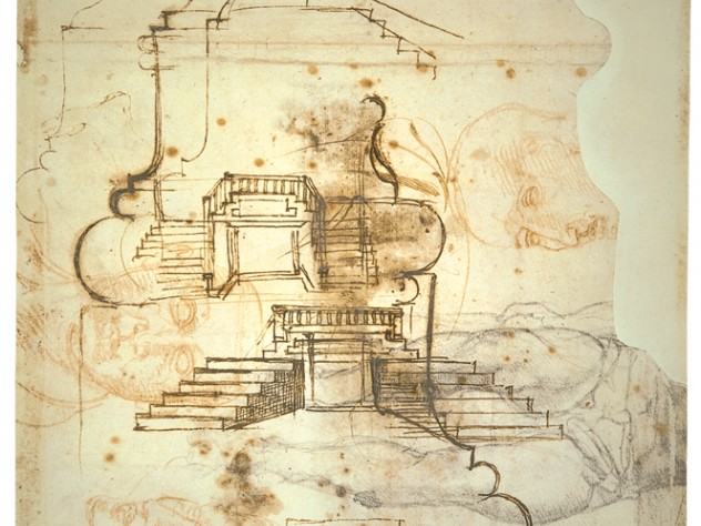 Fondazione Casa Buonarroti Michelangelo’s studies for the vestibule stairs, Casa Buonarroti, Florence.