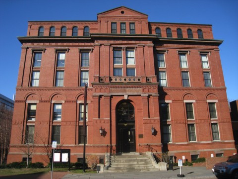 Photo of the entrance to the Peabody Museum