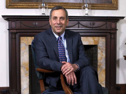 Portrait of President Lawrence S. Bacow