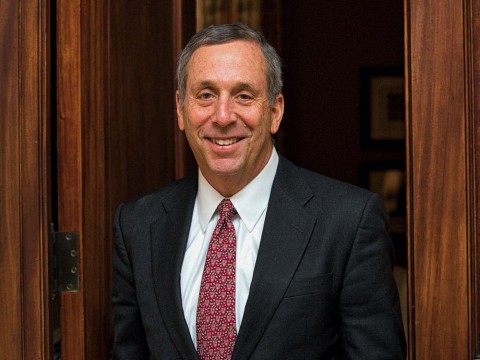 Photograph of Harvard President Lawrence S. Bacow