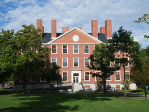 Photograph of Radcliffe Institute’s Byerly Hall, where fellows meet