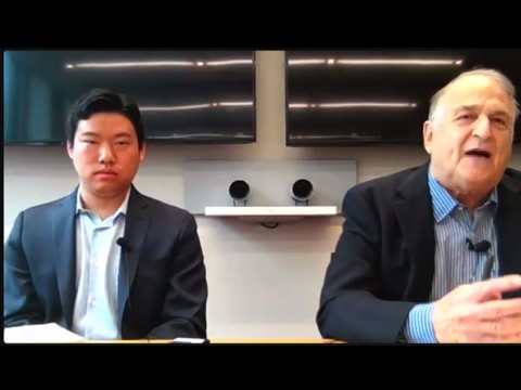 Steven Goldstein and moderator Christopher Li 