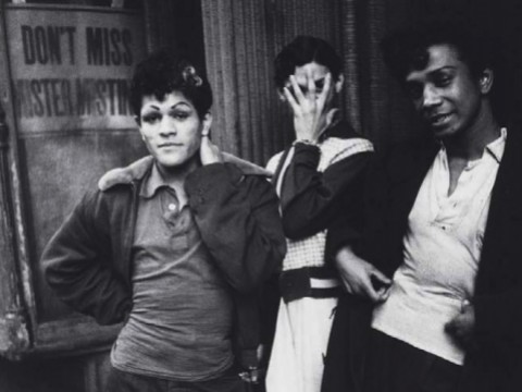 Three people in 1950s New York 