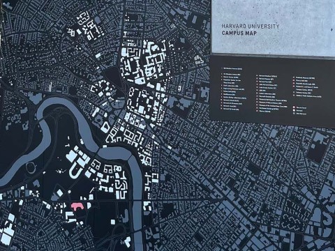 Map of the Harvard Campus 