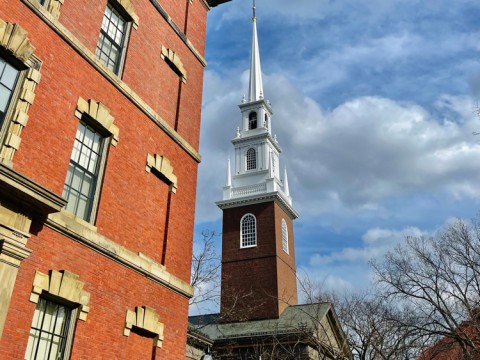 Memorial Church in Harvard Yard