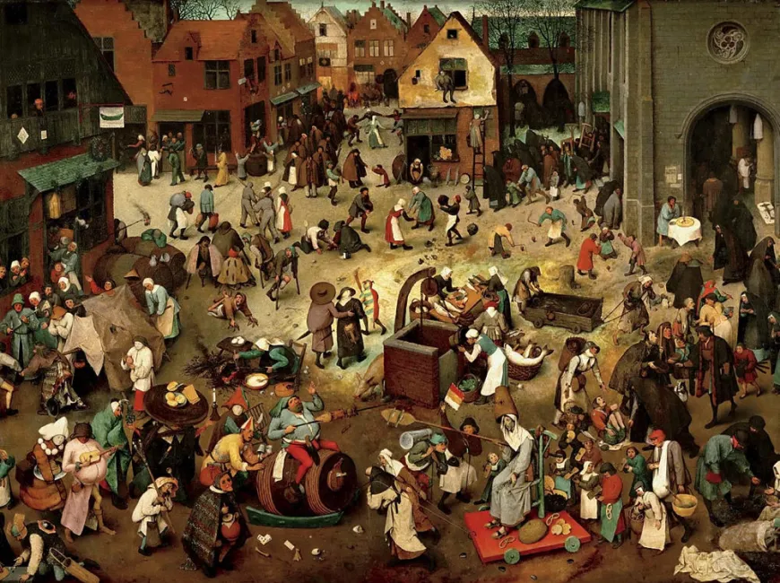 The Fight Between Carnival and Lent (1559), by Pieter Bruegel the Elder