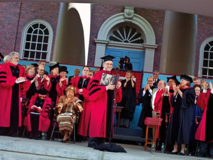 All hail the retiring provost, Steven E. Hyman. 