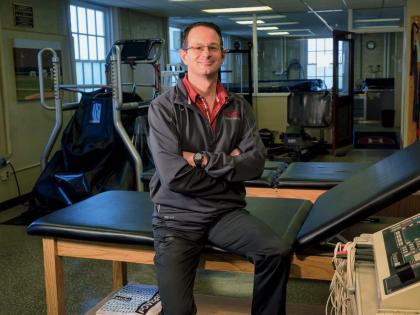 Photograph of athletic and sports medicine trainer Brant Berkstresser