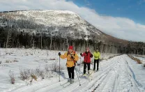 The ECG is not just for walkers and cyclists; even in winter, the Downeast Sunrise Trail in far northern Maine can be enjoyed by skiers and snowmobilers alike.