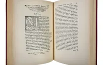 A spread from Daniel Berkeley Updike&rsquo;s <i>Printing Types</i> (1923), a popular treatise and an outstanding piece of bookmaking&nbsp