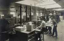 Another view of early digs in Randall Hall