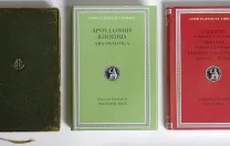 Three of the hundreds of volumes in the Loeb Classical Library