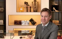 John Galantic, president of Chanel's American operations, at the Chanel boutique on Madison Avenue in New York City