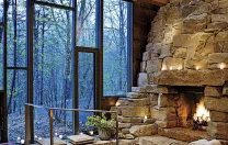 Twin Farms offers an intimate setting in the woodlands of Vermont.