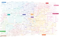 A map of the known metabolic pathways in the human body shows in dizzying complexity the chemical reactions that occur within cells to form metabolites.