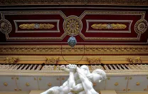 Rahul Mehrotra’s team restored exquisite details that had been lost to water damage during the years that the Chowmahalla complex was abandoned.