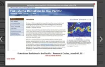 A map of radiation in the Pacific, from the Digital Archive of Japan's 2011 Disasters