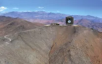 The GMT as it will appear at Las Campanas Observatory, in Chile