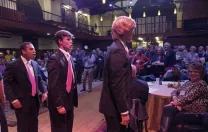 Reunioners enjoy an undergraduate choral concert