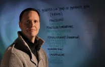 Scott Evans designs clinical trials that test the efficacy of rapid diagnostics.