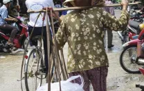 For all its gains during the past 25 years, much of Vietnam’s economy remains traditional, as in My Tho&rsquo;s market street (shown here) and outside the major cities.