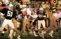 November 21,1987—Harvard beats Yale in a 14-10 cliffhanger to take the Ivy League title.