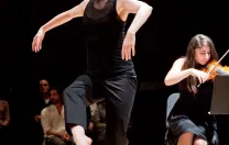 Jill Johnson performs during “The Art of Survival: A Tenth Anniversary Observance of 9/11 in Words, Music, and Dance” at Sanders Theatre.
