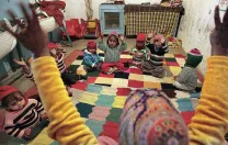 A teaching session at the center
