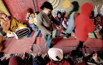 Activities keep the children occupied and engaged.