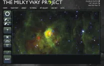 As part of the Milky Way Project, hosted by citizen-science platform Zooniverse, participants draw ellipses to identify interstellar &ldquo;bubbles&rdquo; in telescope images; the regions are thought to promote star formation.
