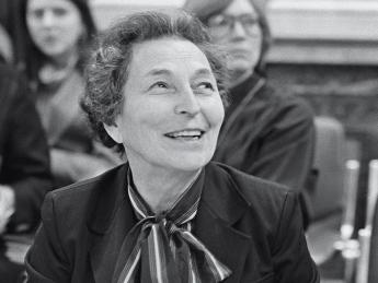 Anna Schwartz at U.S. Treasury Department 1982
