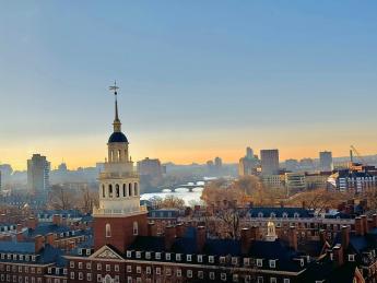 view of Harvard University, Charles River, and surrounding Cambridge areas 