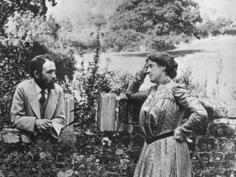 Mary and Bernard Berenson in the garden of her mother’s country house near Fernhurst, England, 1898  