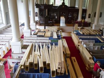 A new organ is being installed in Memorial Church this summer.