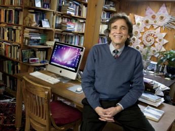 Ted Kaptchuk in his home office in Cambridge