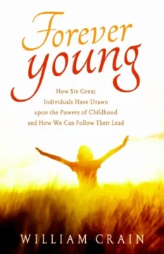 Book cover featuring the title "Forever Young" against a warm, golden sunset background with a silhouetted figure.
